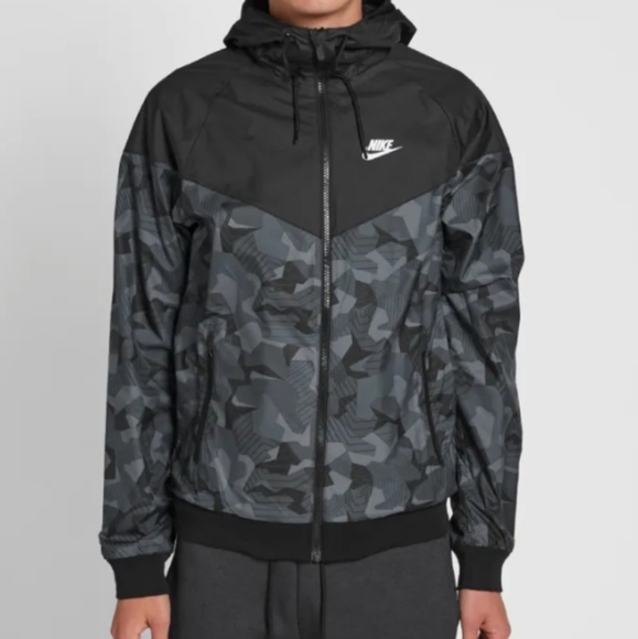 Nike Camo BADLANDS WINDRUNNER Jacket windbreaker mens sz L 823369-010 - Picture 4 of 11